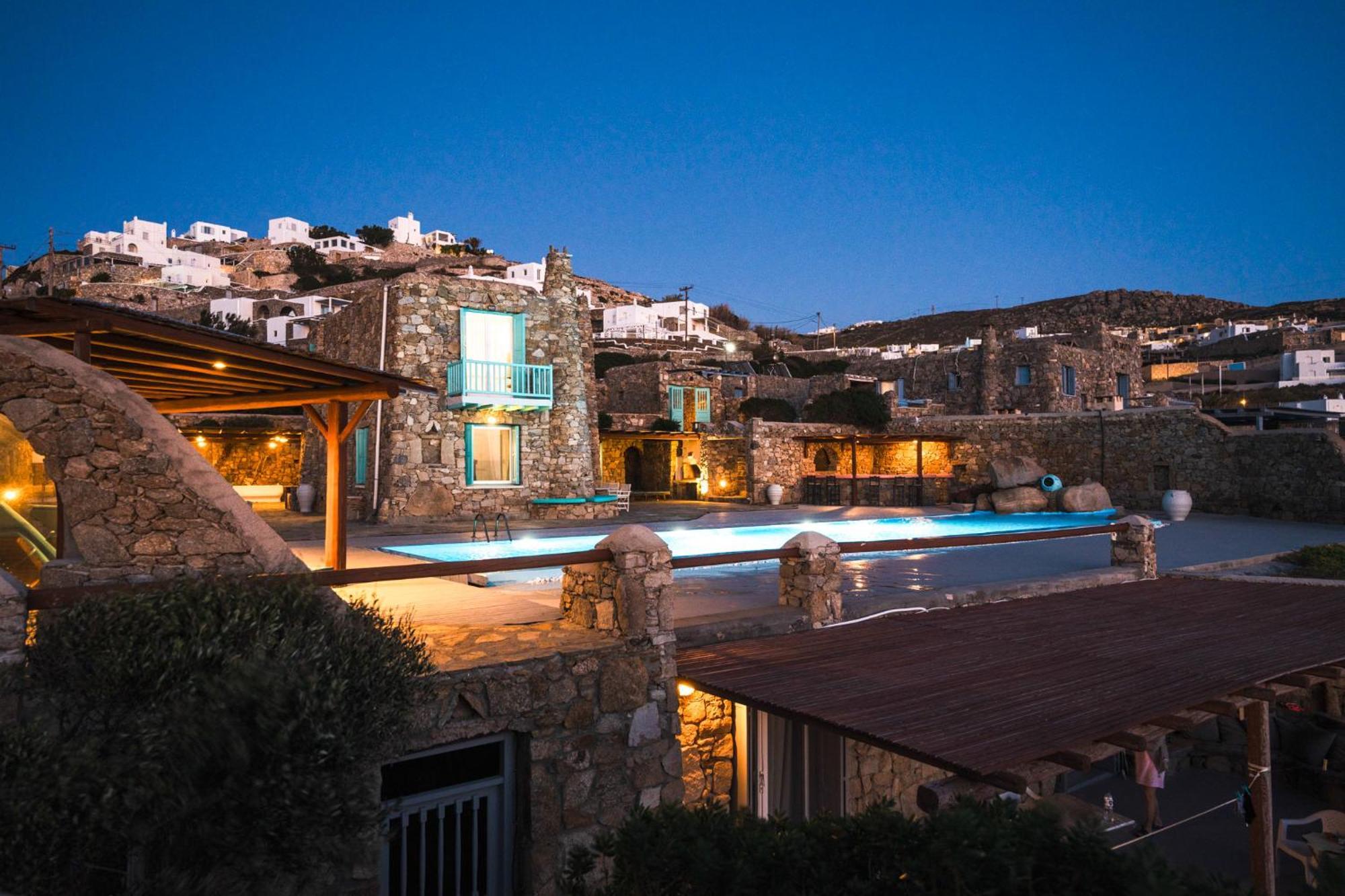 Villa Casa De Blue Mykonos Town ภายนอก รูปภาพ