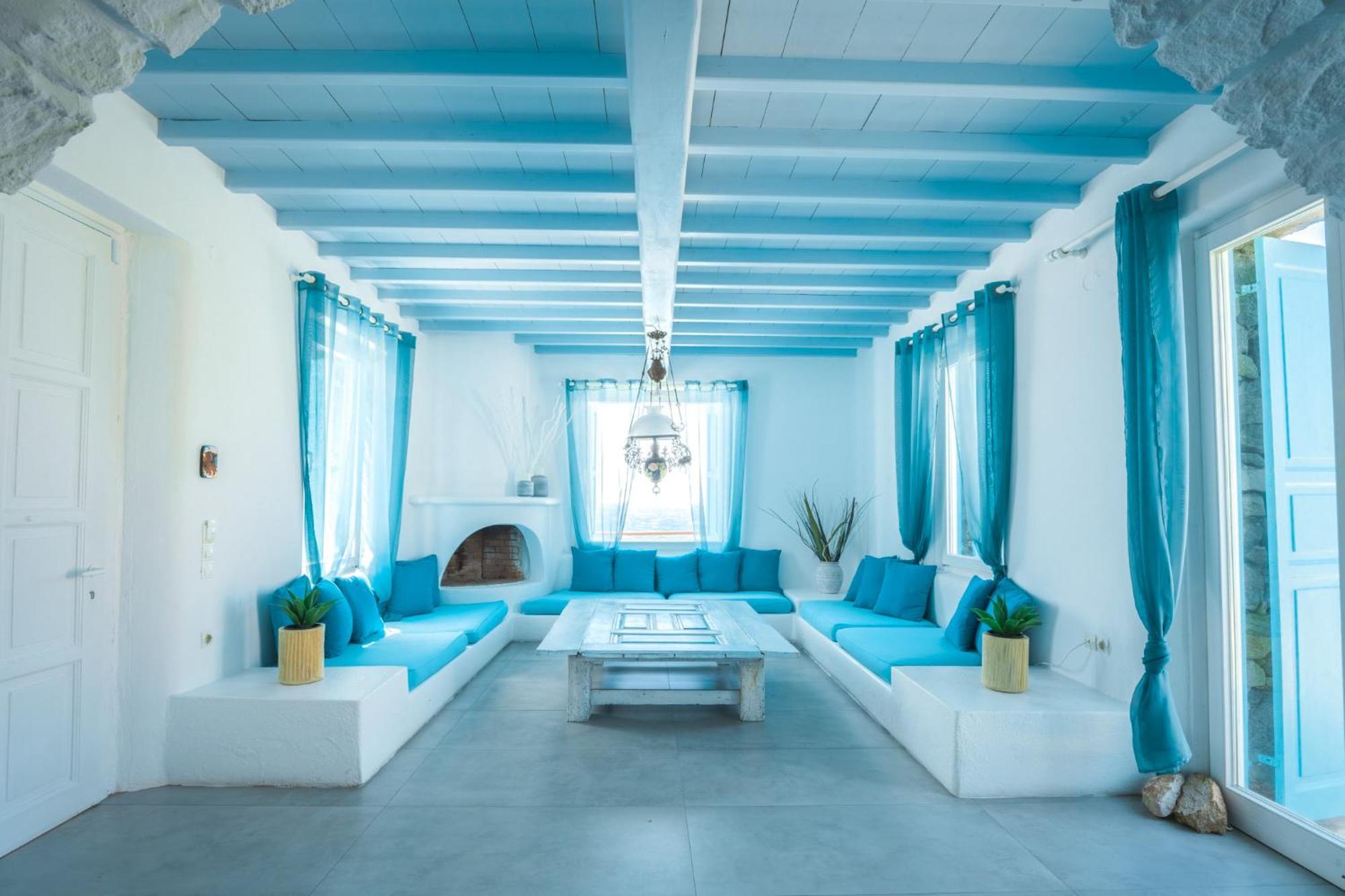 Villa Casa De Blue Mykonos Town ภายนอก รูปภาพ